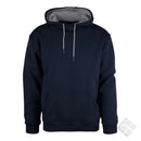 Hettegenser Harlem, marine/gråmelert