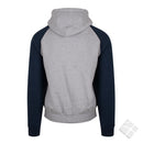 Hettegenser Harlem Raglan, grå/marine