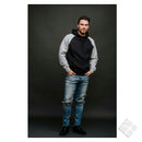 Hettegenser Harlem Raglan, koksmelert/gråmelert