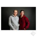 Hettegenser Harlem Lady, vinrød