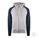 Bronx Raglan hettejakke, grå/marine