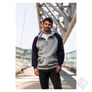 Bronx Raglan hettejakke, grå/marine