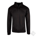 Genser med zip i hals Valdez, sort