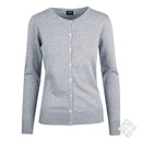 Finstrikket cardigan - Tula lady, gråmelert