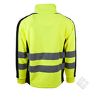 Fleecejakke i synlighet Piteå KL. 3, safety gul