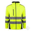 Fleecejakke i synlighet Piteå KL. 3, safety gul