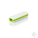Powerbank Puxi, hvit/lime