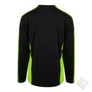 Pro t-skjorte lang arm - Scranton, sort/safety gul