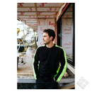 Pro t-skjorte lang arm - Scranton, marine/safety gul