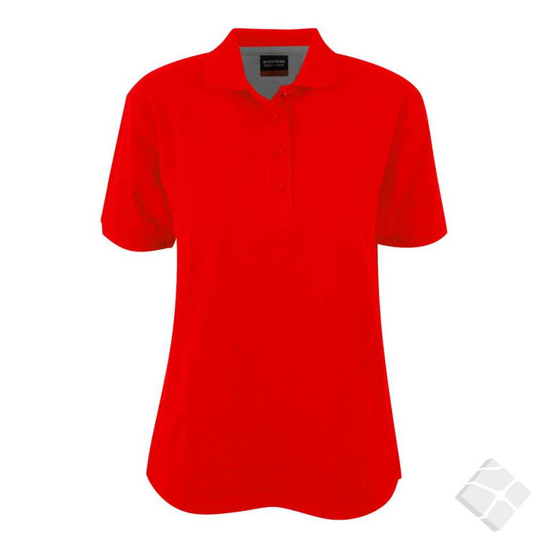 Poloskjorte PRO til dame Carolina, rød