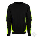 Genser Pro - Lancaster, sort/safety gul
