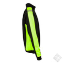 Genser med Zip - PRO serie, sort/safety gul