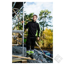 Genser med Zip - PRO serie, marine/safety gul