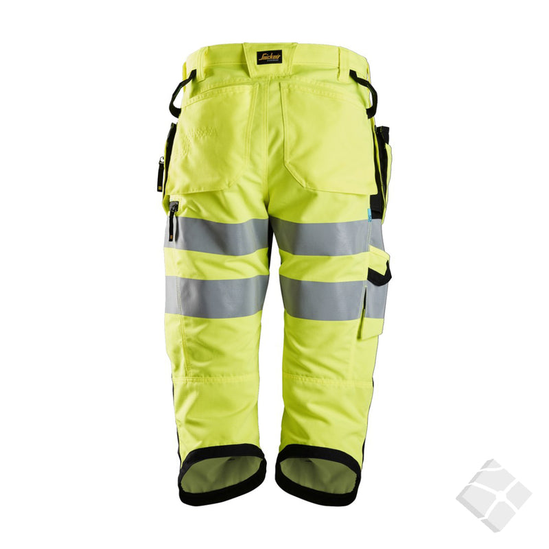 Snickers Piratbukse Hi-Vis LiteWork,  safety gul - netto