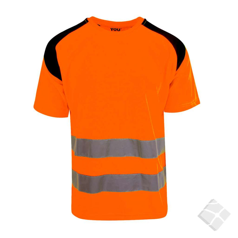 Synlighet t-skjorte Karlstad KL.2, safety orange