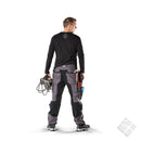 Håndverkerbukser med stretchpartier, grå