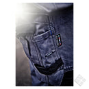 Håndverkerbukser med stretchpartier, grå