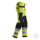 FlexiWork bukse HL - HighVis.KL2, safetygul