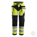 FlexiWork bukse HL - HighVis.KL2, safetygul