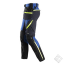 FlexiWork softshell stretchbukse, blå/sort