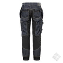 Håndverkerbukse i stretch Demin, marine