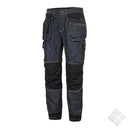 Håndverkerbukse i stretch Demin, marine