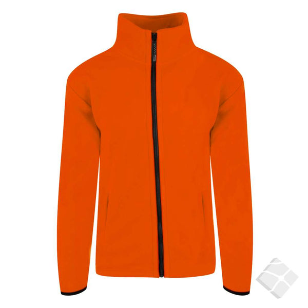 Polarfleece jakke Alaska, safety orange