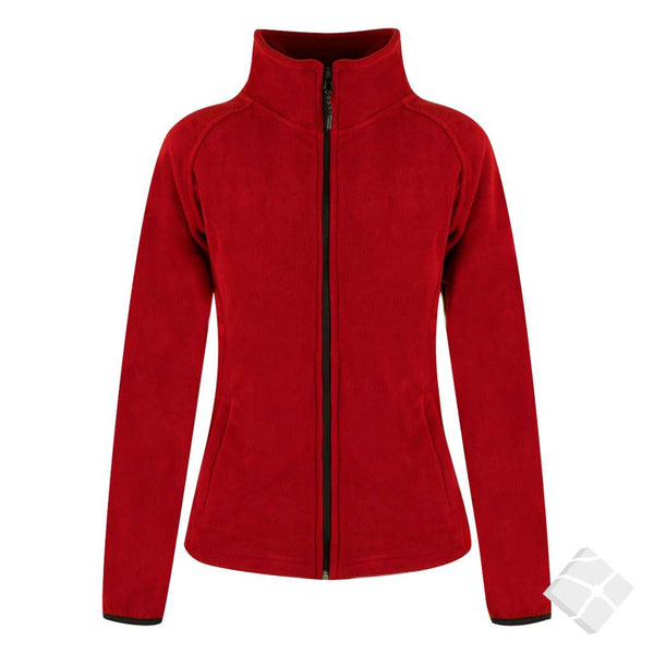 Polarfleece jakke Vera, mørk rød