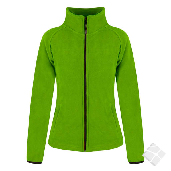 Polarfleece jakke Vera, safety grønn