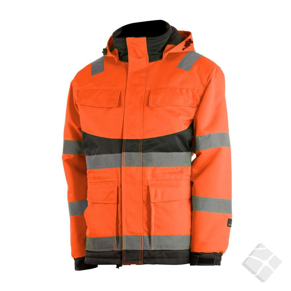 Vinter parkas HighVis KL3 - Safety orange