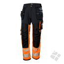 ICU arbeidsbukse 4veis stretch KL1, safety orange/grey