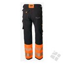 ICU arbeidsbukse 4veis stretch KL1, safety orange/grey