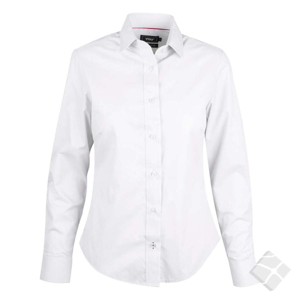 Business skjorte til dame - Pavia, hvit