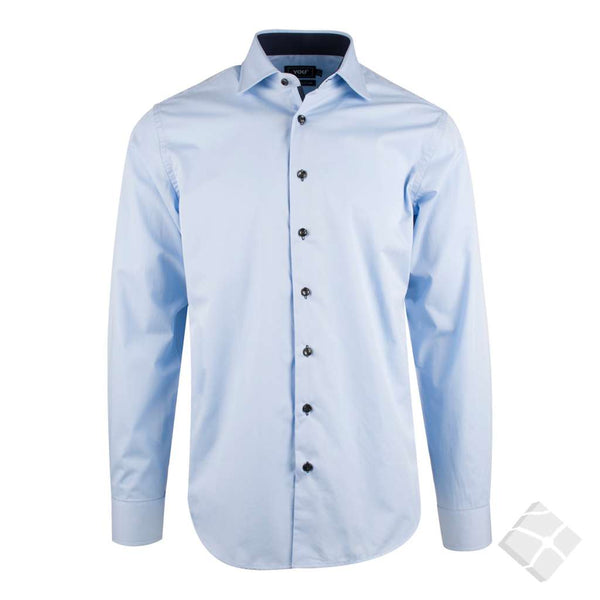 Business skjorte - Vercelli, lys blå
