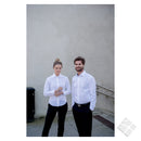 Business skjorte unisex - Padova, hvit