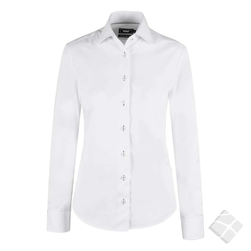 Business skjorte til dame - Piacenza, hvit