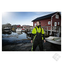 Regnjakke PVC VEGA 2.0, gul/sort