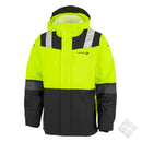 Regnjakke PVC VEGA 2.0, gul/sort