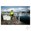 Regnjakke PVC VEGA 2.0, gul/sort