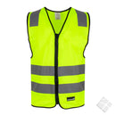 Refleksvest Uppsala KL.2, safety gul