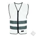 Trenings/refleksvest Flen, hvit