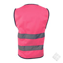 Trenings/refleksvest Flen, Safety pink