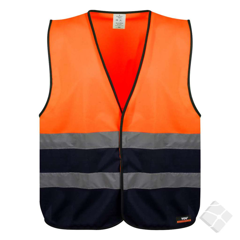 Refleksvest Tranås KL.1, safety Orange