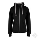 Hettejakke Katherine, sort/gråmelert