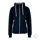 Hettejakke Katherine, marine/gråmelert