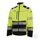 Softshelljakke i synlighet 3-lags KL.3, safety gul