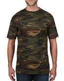 Camo T-skjorte  Anvil, green