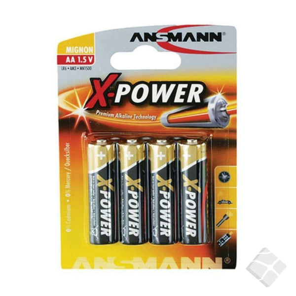 X-power batteri AA 4-pkn
