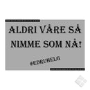 Aldri våre så....rygg logo