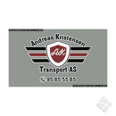 Andreas Kristensen Transport, rygg logo